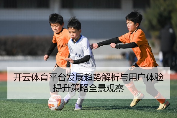 开云体育平台发展趋势解析与用户体验提升策略全景观察